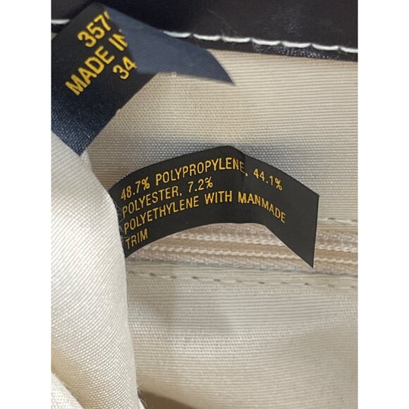 Etienne Aigner Women's Brown And Beige Woven Shoulder Bag and Wallet 2 Piece Set - Picture 14 of 16